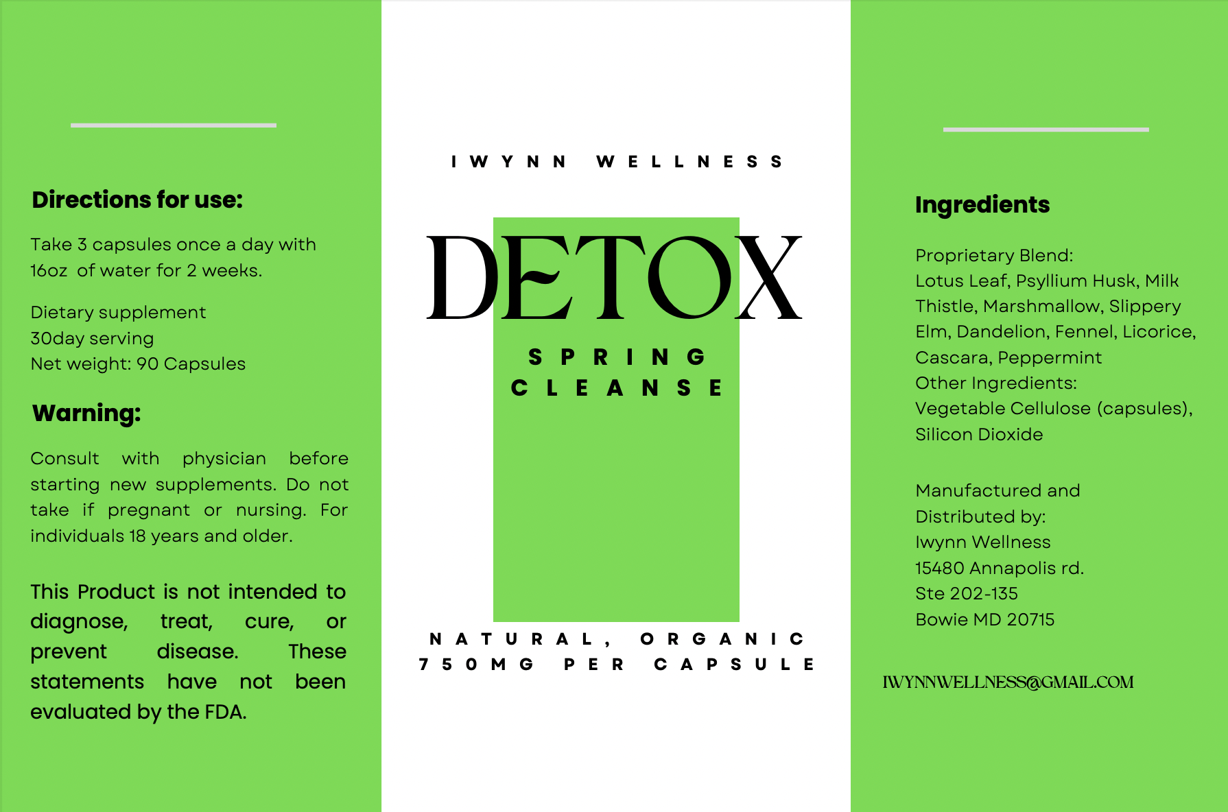 7-28 day detox program