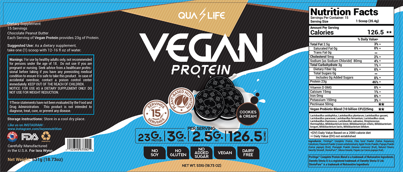 Cookies & Cream Vegan Protein